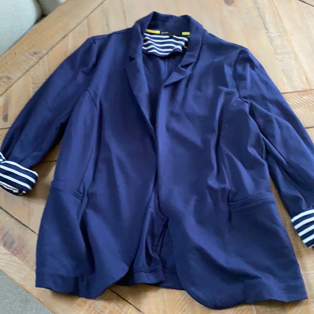 Navy Gibson blazer size large